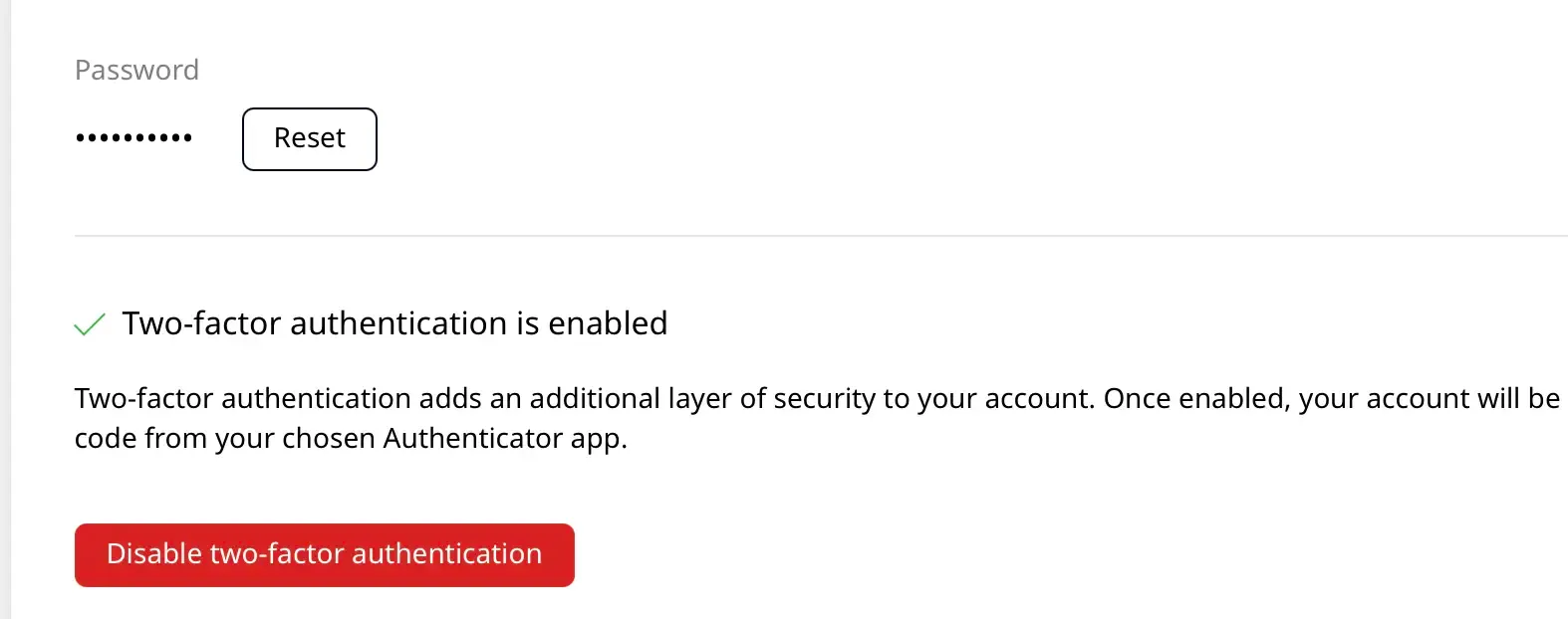 Two-factor authentication