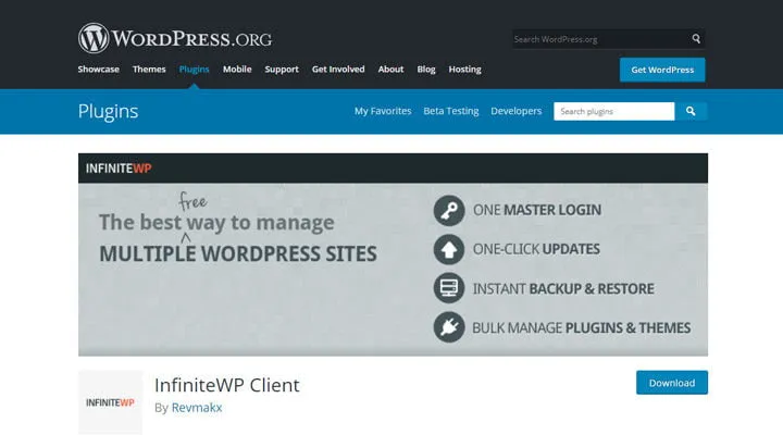 InfiniteWP-Client
