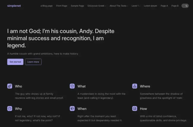 Dark mode