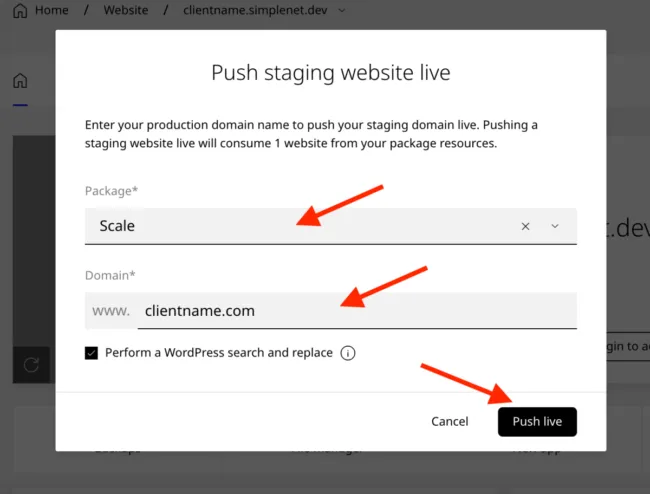 pushing-staging-website-live