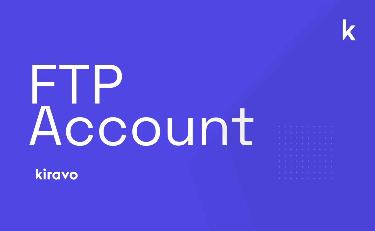 How to create an FTP account for your website
