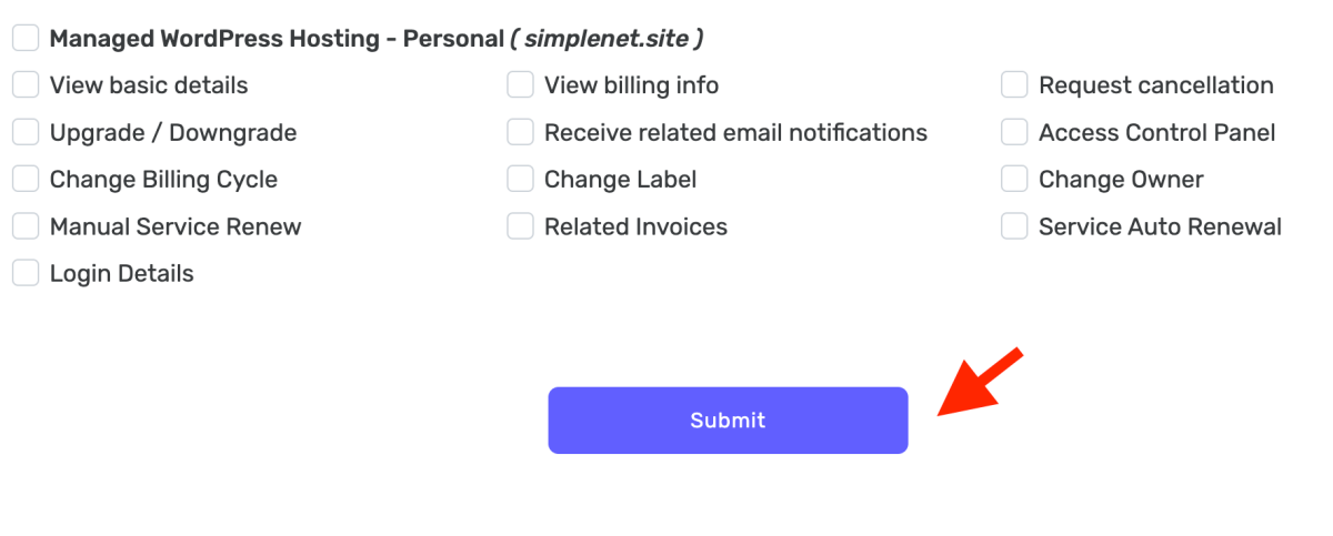 push the Submit button