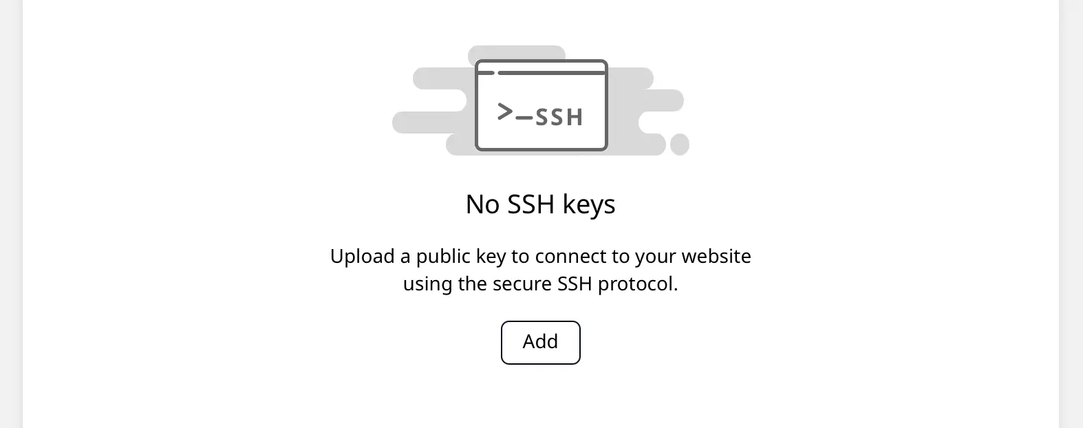 SSh key manager